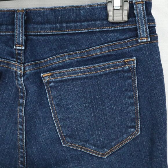J Crew Jeans Womens Size 27 Waist Toothpick Blue Stretch Denim Skinny Leg - Picture 10 of 16
